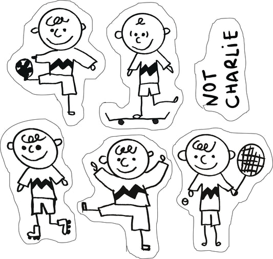 Set de Stickers Not Charlie